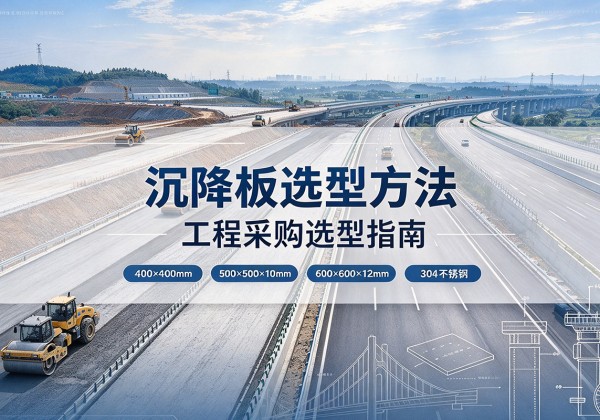 易县沉降板选择方法